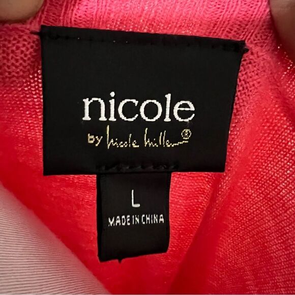 Nicole by Nicole Miller Lightweight Color Block Sweater - Women's Large - Picture 3 of 7